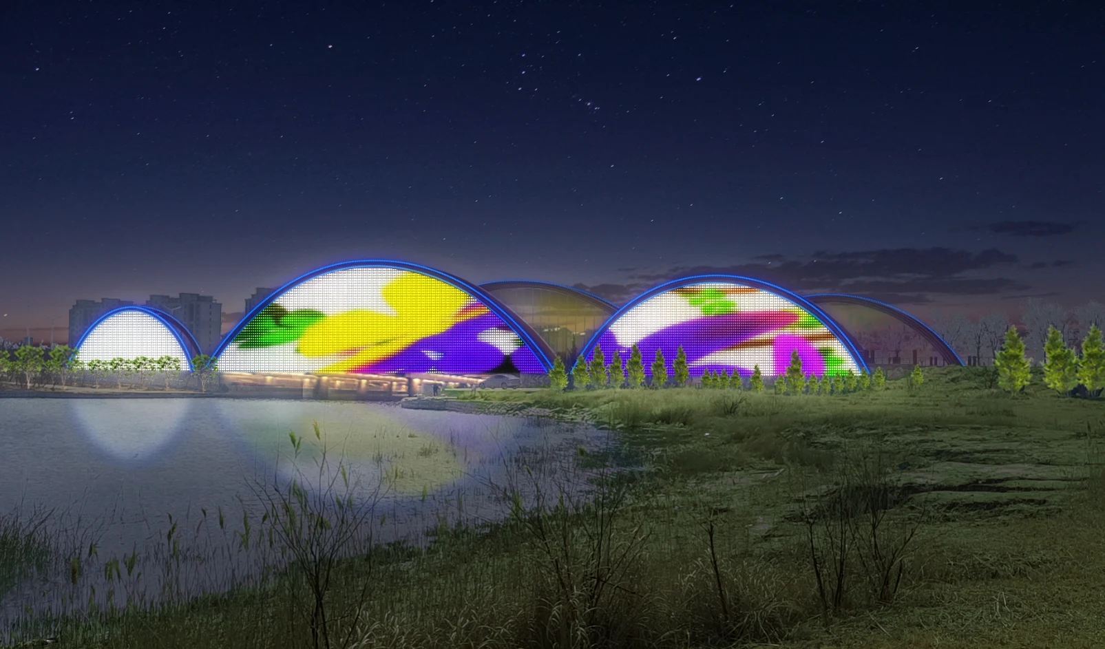 Giant Screen Grid Screen