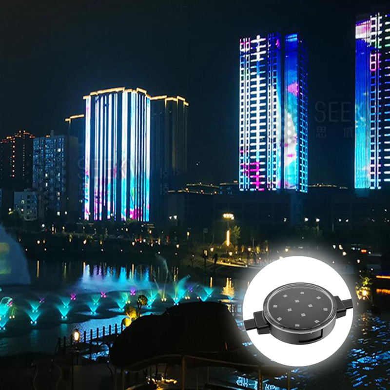 LED Point Lights Are Used in Building Facade Lighting Projects
