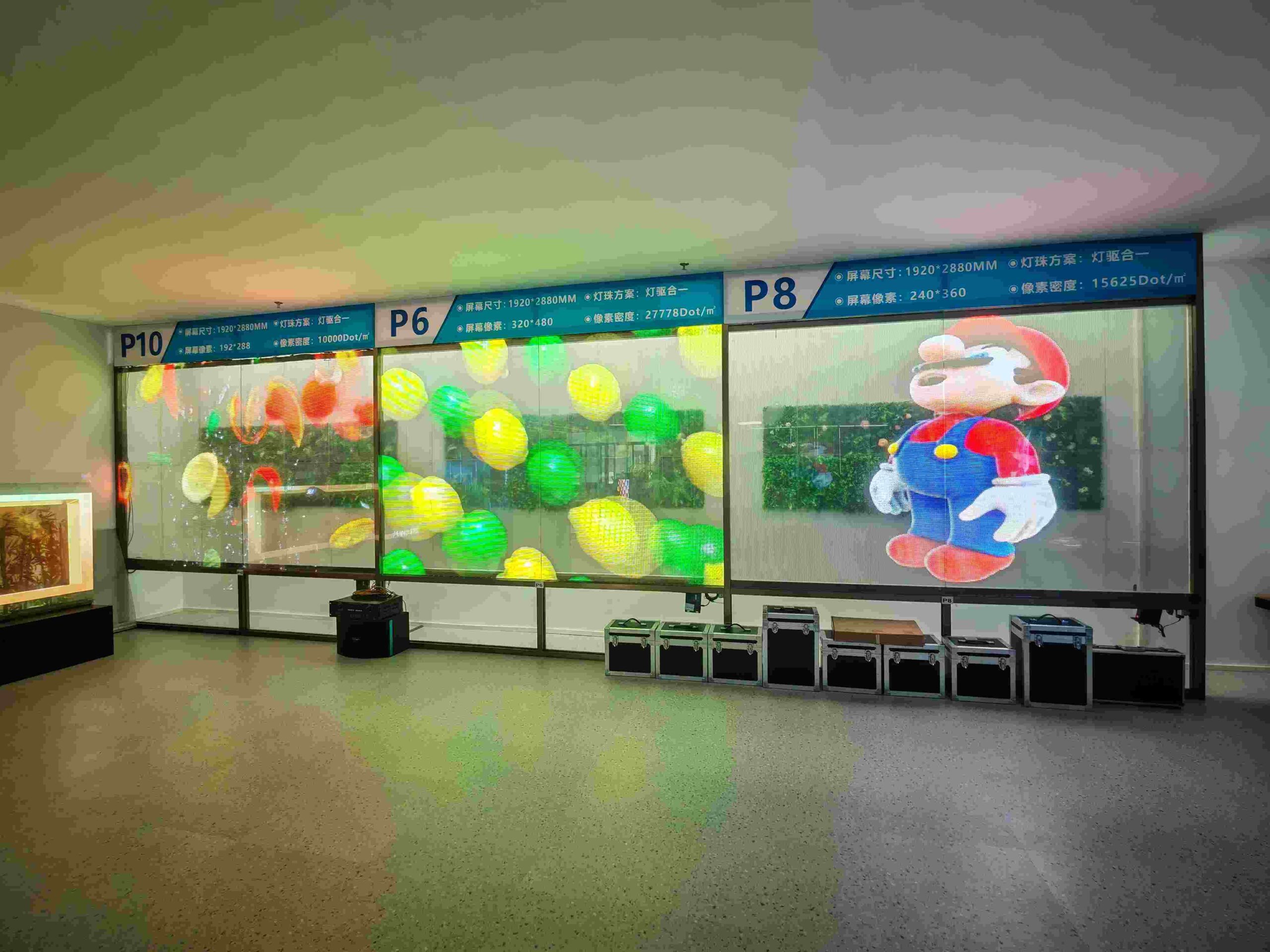 Crystal Truss Screens Are Ideal for Glass Facade Advertising