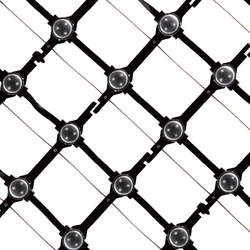 Rolled LED Grid Screens